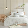 thumbnail image 5 of Home Essence Apartment Kay Cotton Jacquard Duvet Cover Set, Ivory, Twin/Twin XL, 5 of 17