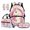 Donut Horse, variant on Jeiento 4 Pcs 17 Inch Backpack And Lunch Box Set for School Water Resistant Polyester Bookbag with Pencil Case, Bookmarks, Large Capacity Girls Black Cat Floral Back to School Supplies
