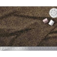 thumbnail image 2 of Soimoi Brown Rayon Fabric Stone & Diamond Geometric Printed Fabric 1 Yard 56 Inch Wide, 2 of 3
