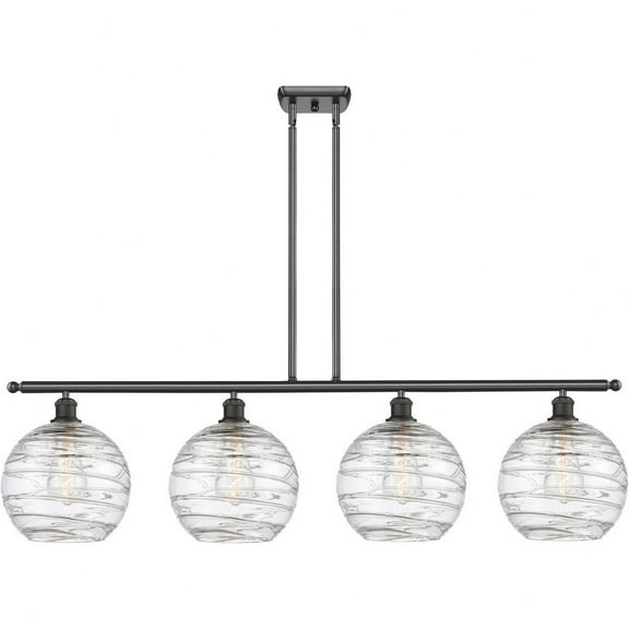 Innovations Lighting 516-4I-OB-G1213-10 Athens 4 Light 48" Wide Linear Pendant - Oil