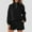 #0031-Black, variant on Ailaofu Fall Outfits for Women 2025 Fashion Quarter Zipper Sweatshirt Shorts Sweatsuits 2 Piece Set Tracksuit