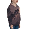 thumbnail image 3 of Fotbe Dinosaur Moonlit Forest Pattern Youth Pullover Hooded Sweatshirt, Boys Hoodie, Kangaroo Pocket Hoodie for Kids Girls -Medium, 3 of 6