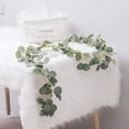 thumbnail image 6 of FESTFENDS 2Pcs Artificial Plant Vine Round Leaf Fabric Decorative Hanging For Home Decoration And Flower Arrangement, 6 of 8