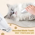 thumbnail image 5 of Pet Microprecision Trimmer, 2024 New Dog Trimmer for Paws Rechargeable Small Dog Grooming Clippers with LED Light, Multifunctional Pet Dog Paw Hair Trimmer for Dogs Grooming (White), 5 of 7