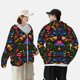 thumbnail image 4 of Balery Mexican Flower Traditional1 Sudadera ligera de manga larga con capucha y protección solar UPF 50+ para hombre y mujer, ideal para pesca y running-Medium, 4 of 7