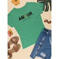 thumbnail image 3 of Amour Je'taime Paris T-Shirt Women -Image by Shutterstock, Female 3X-Large, 3 of 4