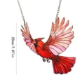 thumbnail image 3 of Birds 2D Acrylic Holiday Ornament with Stained Glass Effect, Window Hanging Suncatcher for Family Friends, Holiday Decorations, Birthday Gift, 3 of 7