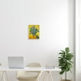 thumbnail image 2 of Stupell Industries Vaas met Irissen Vincent van Gogh Iris Flower Painting Painting White Framed Art Print Wall Art, Design by one1000paintings, 2 of 7