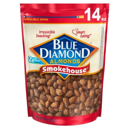 Blue Diamond Almonds, Smokehouse 14 oz bag