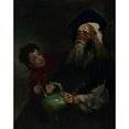 thumbnail image 3 of Théodule Ribot 15x18 Black Modern Framed Museum Art Print Titled - Lazarillo De Tormes and His Blind Master (Before 1880), 3 of 5