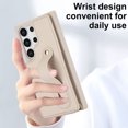 thumbnail image 2 of Tianyeda Crossbody Wallet Phone Case for Samsung Galaxy S25 Ultra， PU Leather Case Back with Card Slot Magnetic Clasp Kickstand wrist holder white, 2 of 5