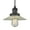 Black, variant on Innovations Lighting 201C-PN-G2 One Light Cord Pendant Polished Nickel Finish with Halophane Glass