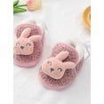 thumbnail image 3 of Baby Girls Boys Cozy Fleece Booties Cartoon Design Newborn Shoes Infant Footwear, 3 of 7