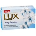 thumbnail image 1 of LUX International Jabón cremoso perfecto con humectantes suizos y delicado aroma a flor blanca, 75 g (paquete de 3), 1 of 5