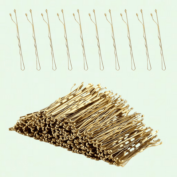 Blonde Bobby Pins, 240pcs Hair Pins for Buns, Hair Accessories for All Hair Types