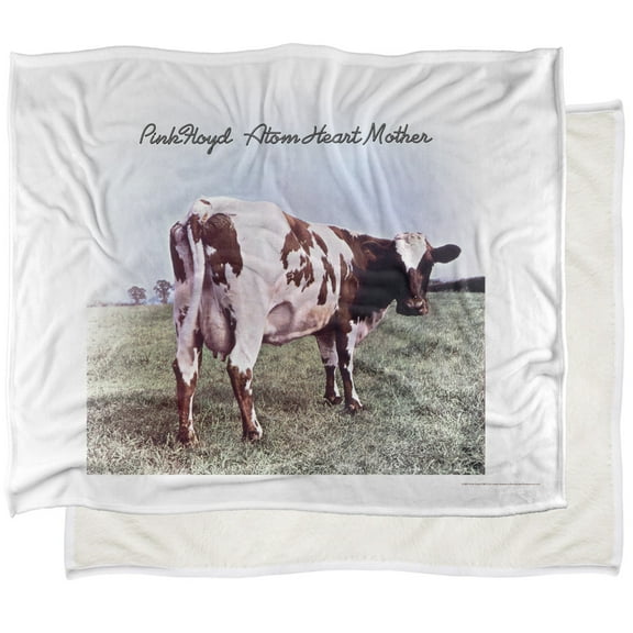 Pink Floyd Blanket, 50"x60", Atom Heart Mother, Silky Touch Sherpa Back Super Soft Throw Blanket