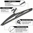 thumbnail image 3 of For 2013-2017 Rear Wiper Arm Blade Set 85242-42040 Factory Replacement Accessories Parts, 3 of 5