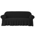 thumbnail image 1 of CAROOTU High Elastic Sofa Cover All-Protection Solid Color Non-slip Universal Fabric, 1 of 5