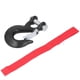 thumbnail image 1 of 3/8in Clevis Safety Hook Steel 18000lbs Limit Capacity Antirust for Port Off Road Rescue LiftingBlack, 1 of 5
