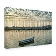 thumbnail image 4 of Canvas Wall Art - Yury A Melnikov 'Marina At Sunrise' Wall Art for Living Room, Bedroom, or Office Décor by Trademark Fine Art - 32 x 22 Inches, 4 of 4