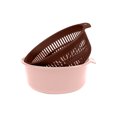 thumbnail image 2 of Double Drain Basket,Food Grade Plastic Sink Strainer with Dual Layers for Vegetable and Fruit Washing,Large Capacity Kitchen Colander Set for Produce Storage and Water Draining, 2 of 7