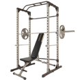 thumbnail image 1 of Duo de support à usage multiple Super Max 810XLT de Fitness Reality et banc de musculation Super Max 1000 à 12 positions, 1 of 9