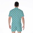 thumbnail image 2 of Milk And Cookies Pattern Short Sleeve Men'S Rompers Casual Summer Jumpsuits Outfit, 2 of 4