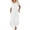 White womens dresses, variant on Usmixi Formal Dresses for Women Button Down Loose Pocket Side Slit Swing Beach Maxi Dress V-Neck Short Sleeve Solid Summer Long Dresses Black XL Clothes