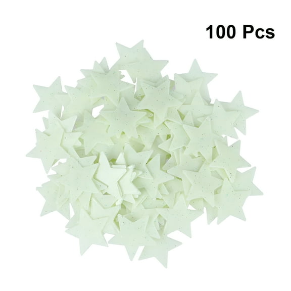 BESTSKY 100 Glow in Dark Stars Wall Stickers Ceiling Decals Kids Bedroom Diy Gift Glow in The Dark Stars for Ceiling