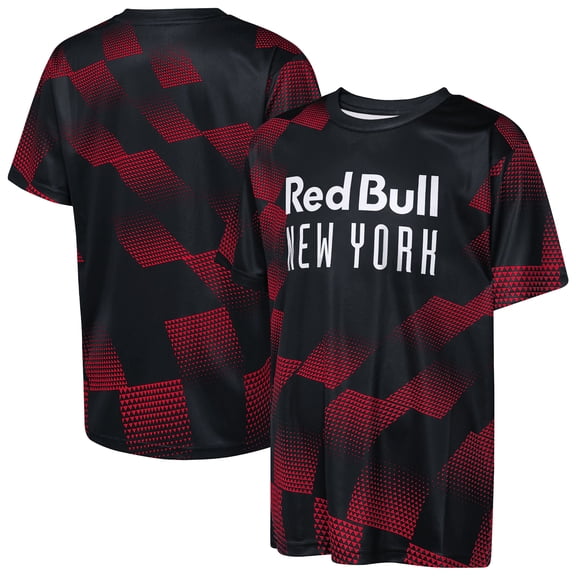 Youth Outerstuff  Black New York Red Bulls Sheer Thrill T-Shirt