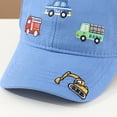 thumbnail image 5 of Kids Toddler Boys Girls Baseball Hat Adjustable 1T 2T 3T 4T 5T 6T 7T Cotton Cap with Ponytail Hole Outdoor Daily Casual Sun Protection Hat Gibobby,3-8 Years,Blue, 5 of 7