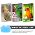 thumbnail image 3 of Raindrops Indoor Bird Bath Parrot Bath Tub Hanging Design 1 Set, 3 of 6