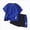 A31-Dark Blue, variant on Gibobby Toddler Kids Summer Activewear Sets Sportswear Short Sleeve T-Shirt With Shorts 2Pc Outfits Lightweight Comfortable Play Clothes Dailywear 6-12 Months 1-7T(3-4 Years,Sky Blue)