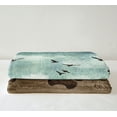 thumbnail image 3 of Wild Bear Blanket Rustic Pine Trees 30"x40" Throw Blanket ,Woodland Animals Fleece Blanket Vintage Brown Lodge Cabin Blankets,Wildlife Bear Paw Farmhouse Decor, 3 of 6