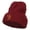 Maroon, variant on Fly Fishing Man Embroidered Long Beanie - Black OSFM