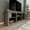 Gray Wash Oak, variant on Emma + Oliver Cube Style TV Stand for up to 80" TV's in Gray Wash Oak Finish - 65" Media Console with 6 Open Storage Shelves