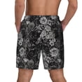 thumbnail image 4 of Goofa Rose Flowers Printed Men's Swim Trunks Board Shorts Quick Dry Mens Swimming Trunks with Compression Liner,Breathable Fit Hawaii Beach Shorts-3X-Large, 4 of 9