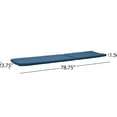 thumbnail image 4 of Blue Chaise Lounge Cushion, Waterproof Fabric 80.84"x23.18"x1.53", 4.19 Lb, For Patio Use Water- Fabric, 80.84" X 23.18" 1.53", Convenient Outdoor, 4 of 5