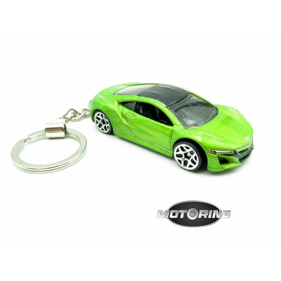 2017 '17 Acura NSX Green Car Rare Novelty Keychain 1:64 Diecast