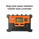 thumbnail image 4 of Methold Controlador de carga solar 24V Ecualizador Regulador de control de Pantalla LCD inteligente Director Controladores de potencia Electrónica miscelánea 12V24V30A, 4 of 6