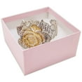 thumbnail image 2 of TheDisplayGuys 25-Pack #34 Cotton Filled Cardboard Paper Jewelry Box Gift Case - Pink (3 7/8" x 3 7/8" x 2"), 2 of 6