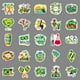 thumbnail image 2 of Pegatinas de viaje a Brasil, vinilo impermeable, 50 unidades, 2 of 2