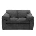 thumbnail image 2 of Sala 3-2 TRINITY Aston 2 piezas ( Sofá, Love Seat ) Gris Carbón Para Sala, 2 of 12