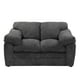 thumbnail image 2 of Sala 3-2 TRINITY Aston 2 piezas ( Sofá, Love Seat ) Gris Carbón Para Sala, 2 of 12