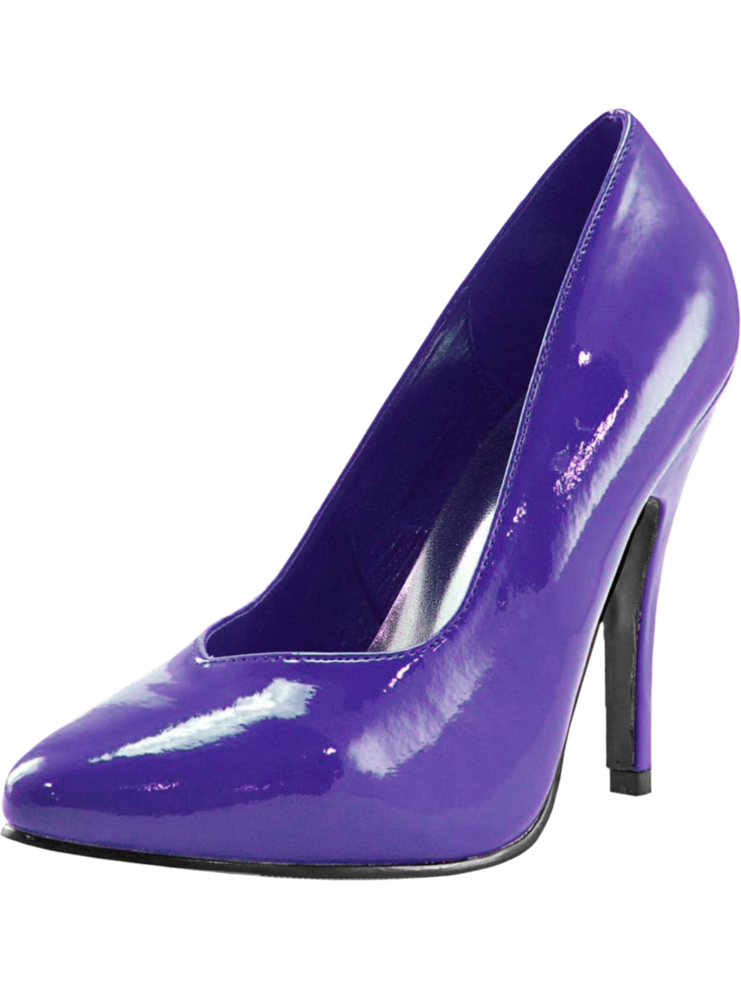 purple pumps heels