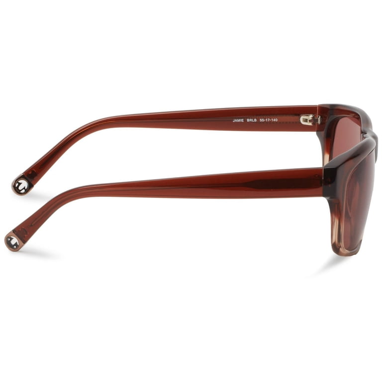 True Religion Sunglasses Jamie Rectangular Sunglasses,Brown  display picture 1