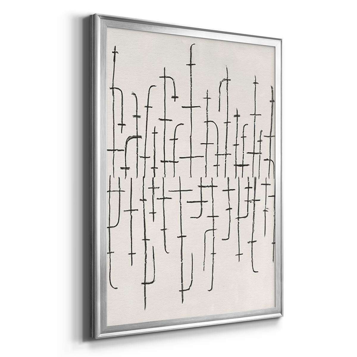 Vertical Arrangement II Premium Framed Print, in Gold, Black, or Silver - Ready to Hang