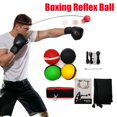 thumbnail image 1 of Juego De Pelotas De Reflejos De Boxeo Juego de diadema de reflejos de boxeo con bolas de boxeo para entrenamiento de fitness de reacción rápida, 1 of 8
