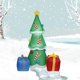 thumbnail image 5 of Muñeco de nieve inflable, modelo de cascanueces de Papá Noel con luz LED, muñecos navideños inflables para decoración de Navidad al aire libre y Año Nuevo 2023, 5 of 5