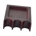 thumbnail image 4 of Colaxi Porte-Queue de Billard 3 Fentes Portable Lesté Accessoires Professionnels Outil de Repos de Snooker pour Jeu Femmes Bord de Table Sports Rouge, 4 of 8